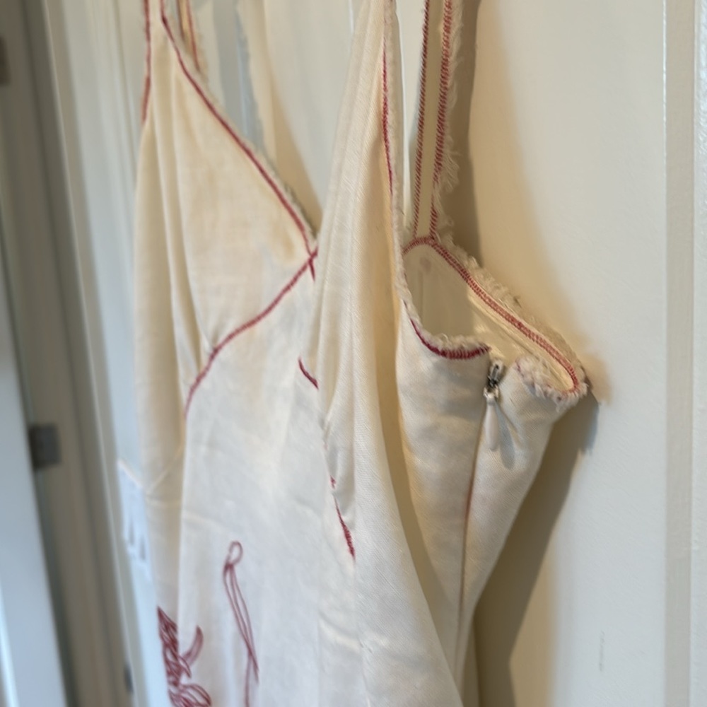 Vintage BCBG Maxazria Linen Sundress - Picture 9 of 12
